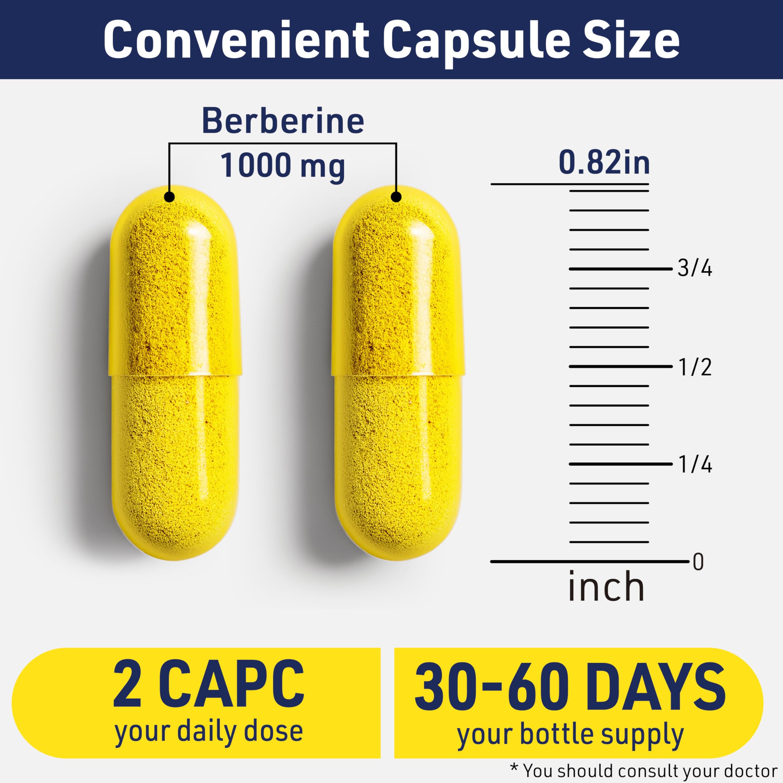 Dairy-free, gluten-free Berberine supplement packaging