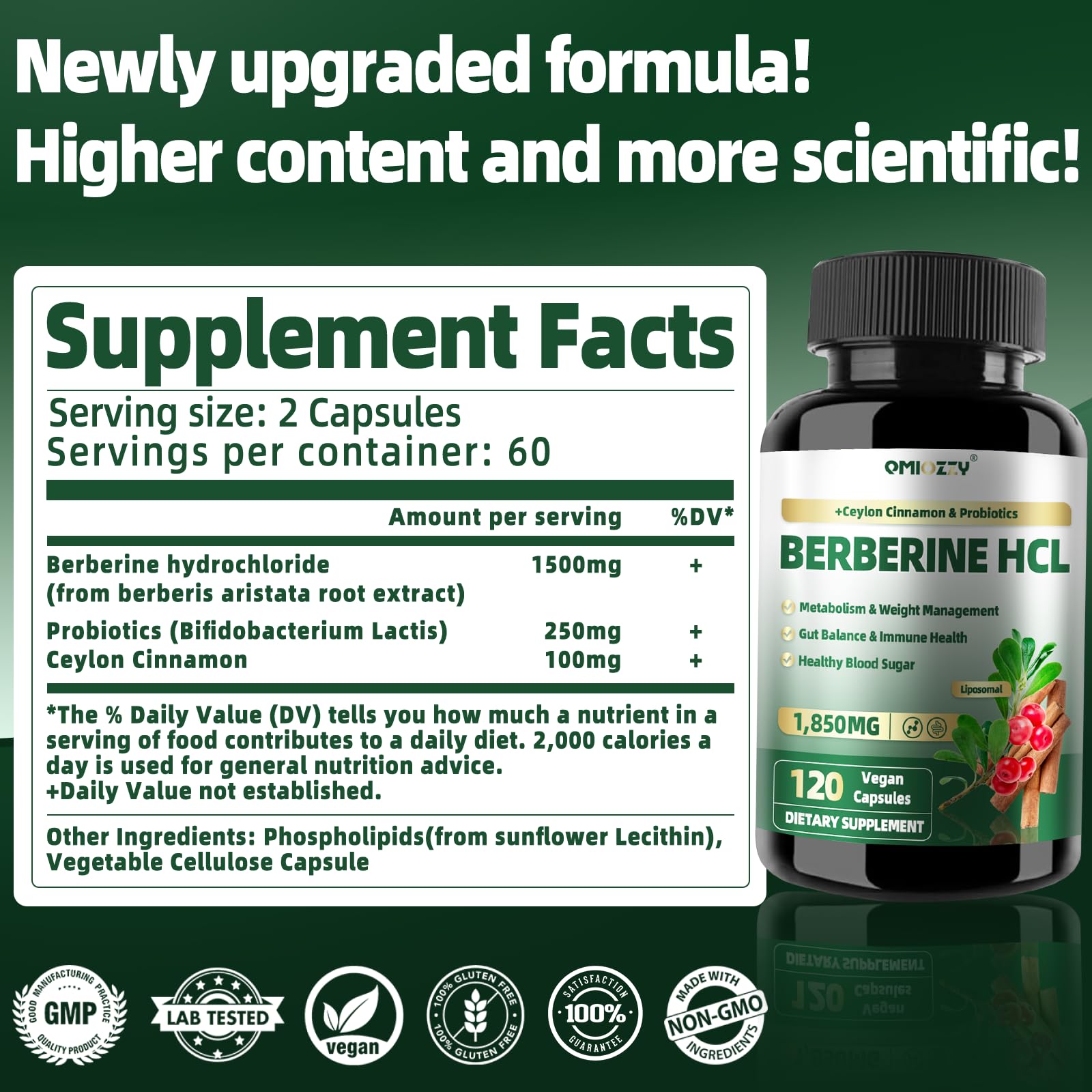 Label highlighting Himalayan berberine source