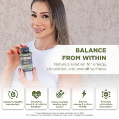 Close-up of Berberine HCl 1200 mg dosage details on bottle