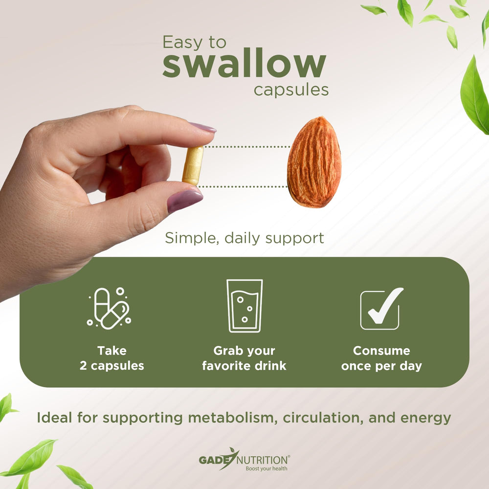 Made in USA stamp beside supplement bottle