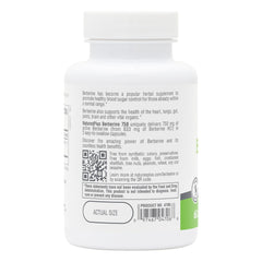 Berberine 750 mg capsules side view