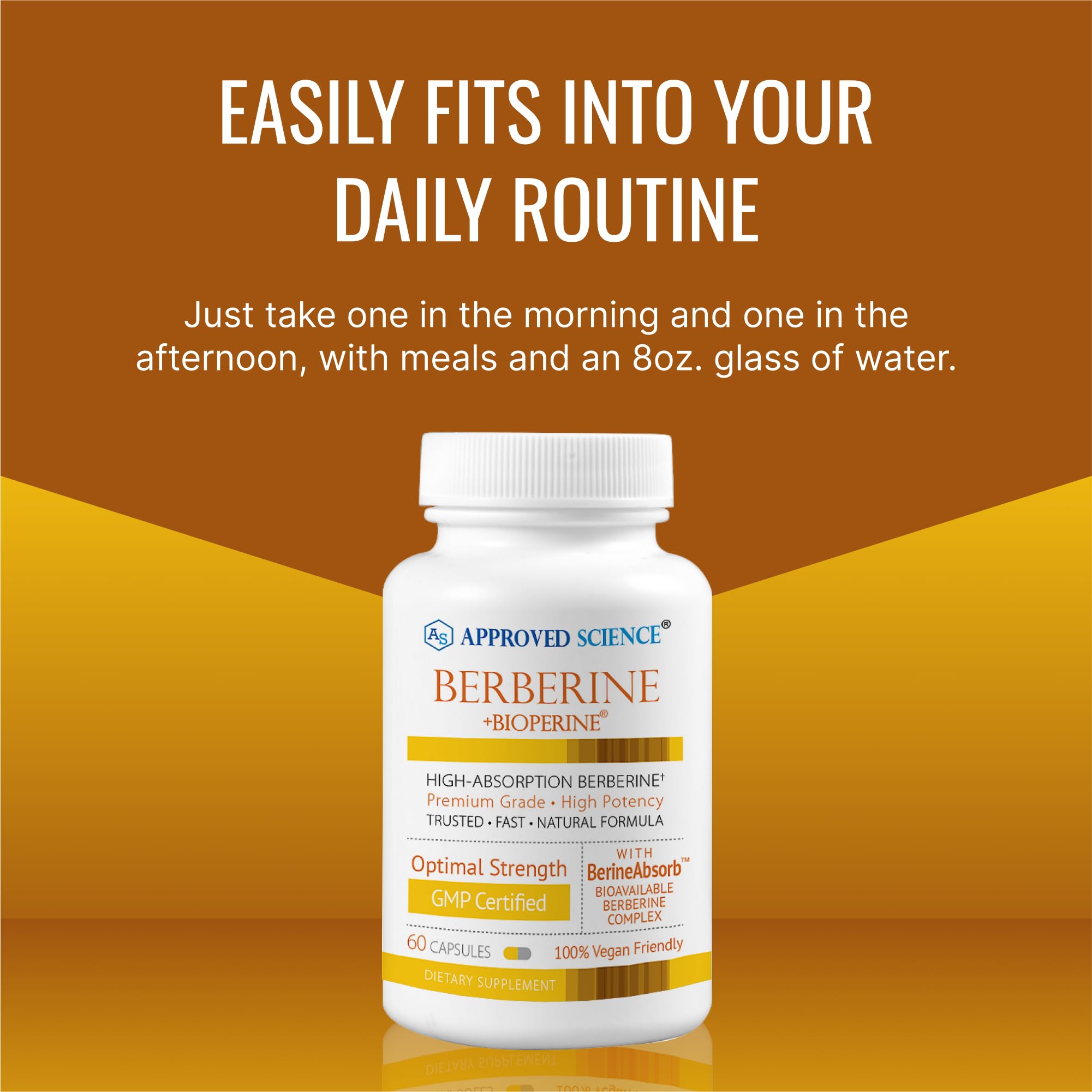 BioPerine logo with Berberine bottle