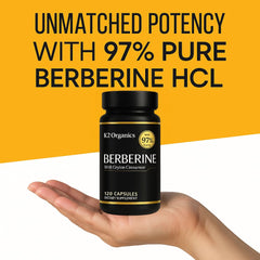 Nutritional facts and label of Berberine HCL 1200mg Ceylon Cinnamon