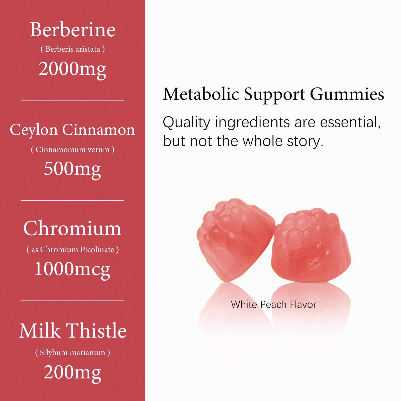 Berberine gummies with cinnamon and AMPK support illustration