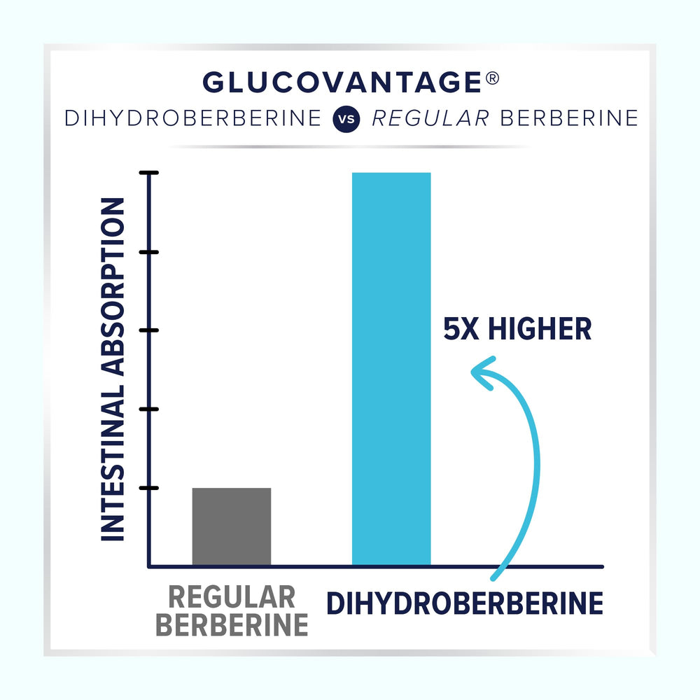 Label showcasing high-absorption dihydroberberine formula