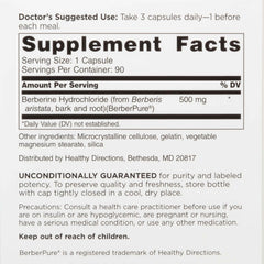 Front packaging of Doctors' Preferred Berberine Clinical Grade