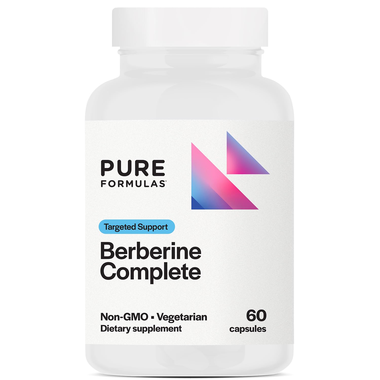 PureFormulas Berberine Complete bottle and label on white background
