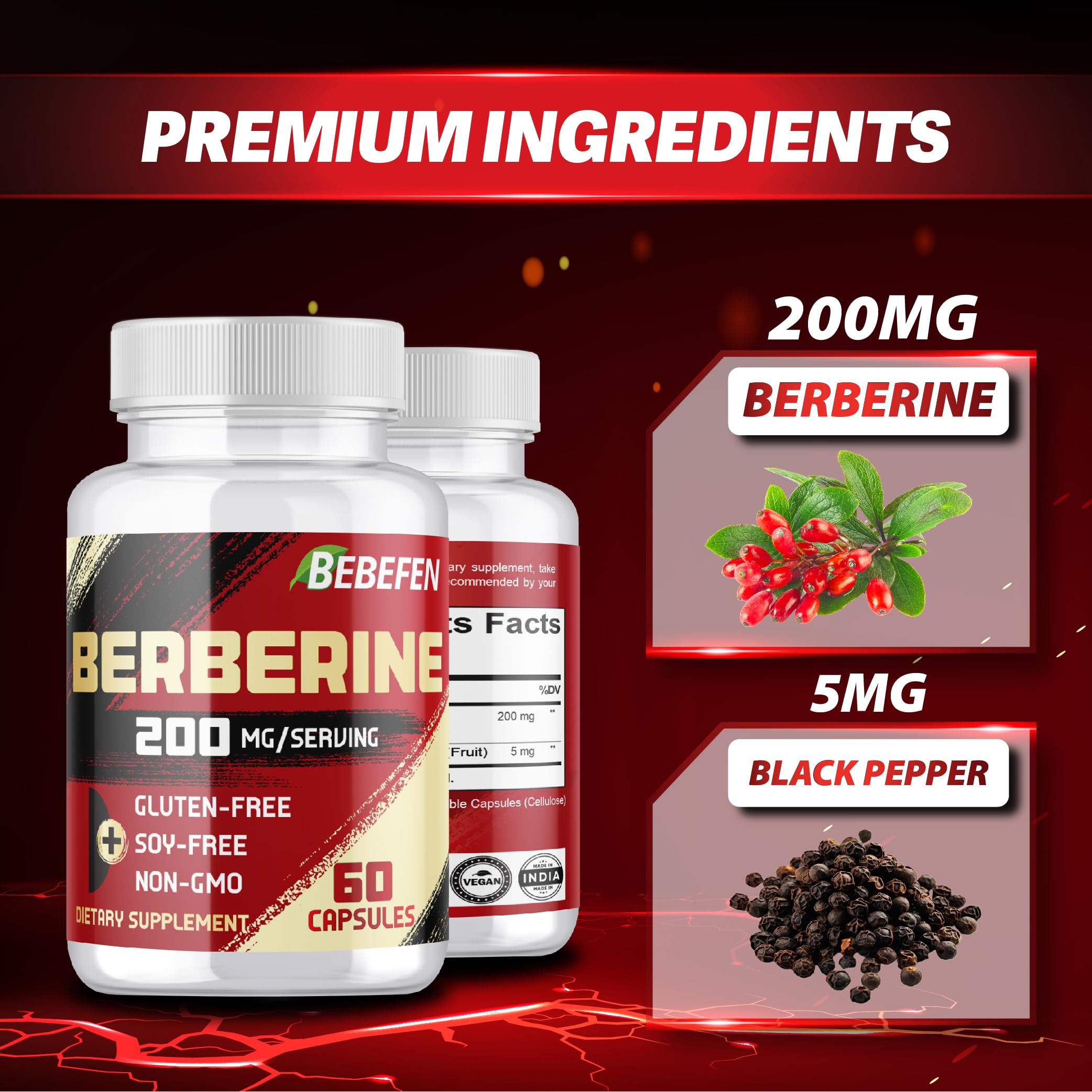 Potent super-concentrated Berberine extract