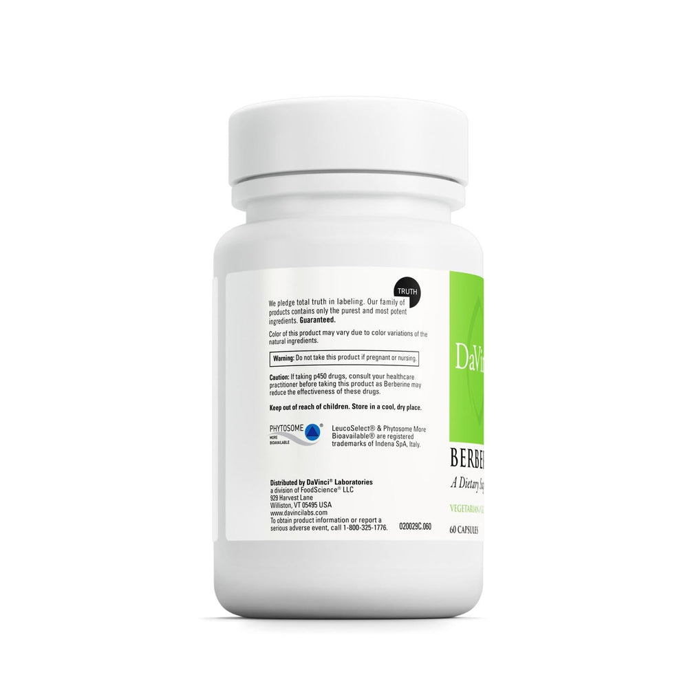 Ingredients panel highlighting LeucoSelect Phytosome and R-alpha Lipoic Acid