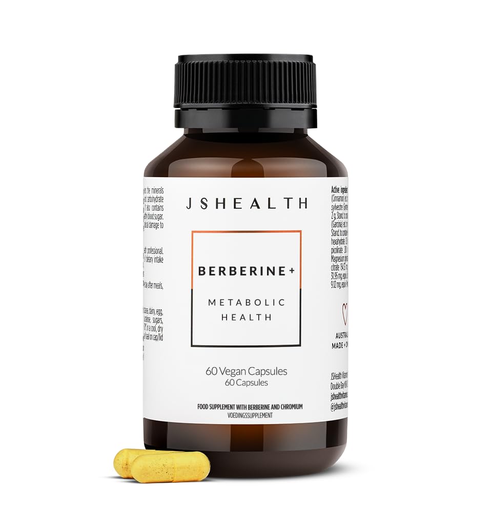 JSHealth Berberine+ Formula bottle label