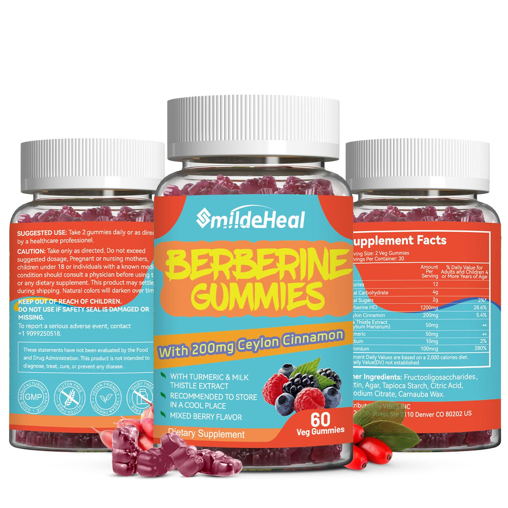 Gelatin-free and gluten-free badges on label