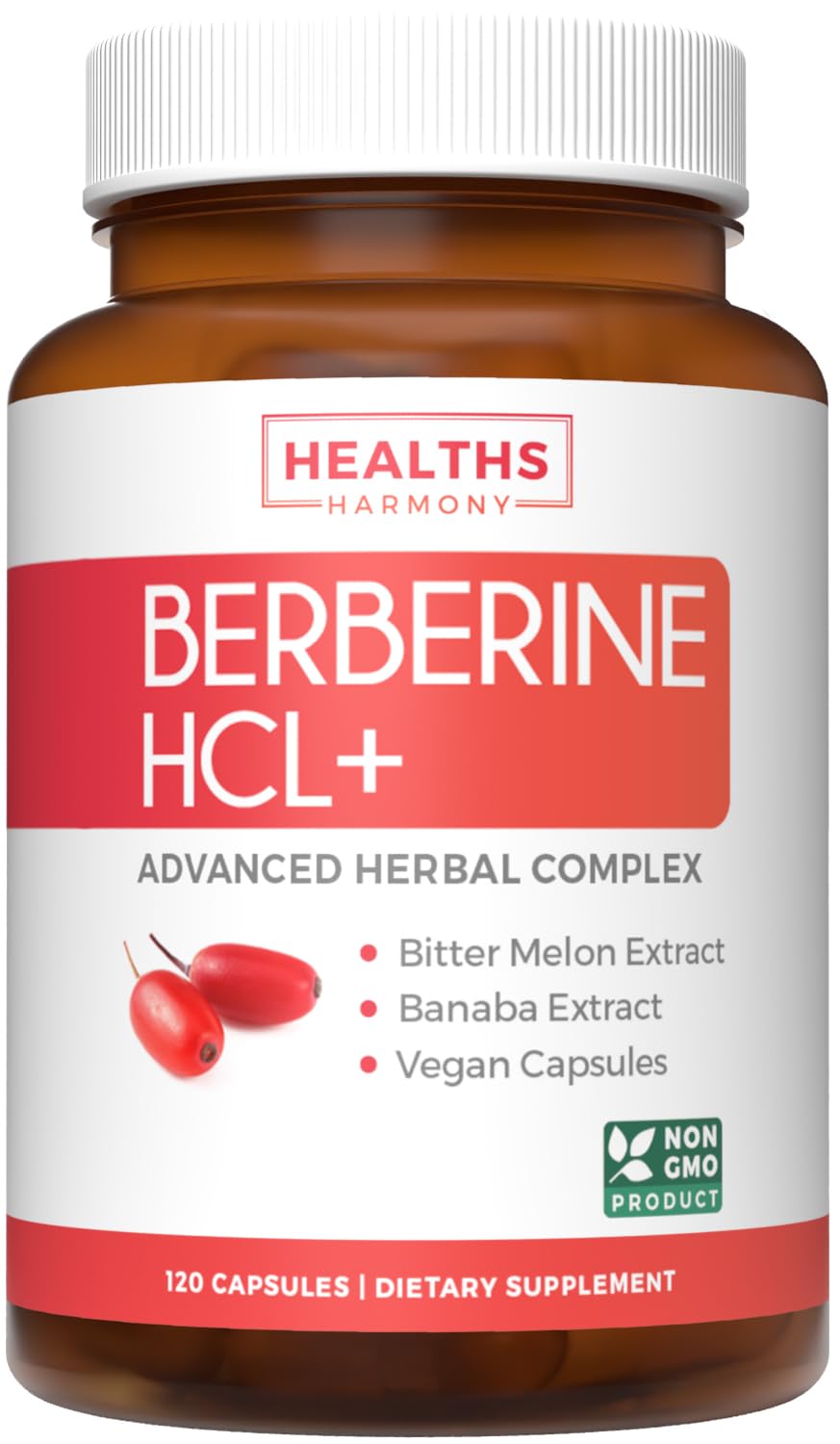 Hero image: Berberine HCL 500mg with Banaba leaf and Bitter Melon capsules