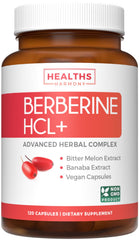 Hero image: Berberine HCL 500mg with Banaba leaf and Bitter Melon capsules