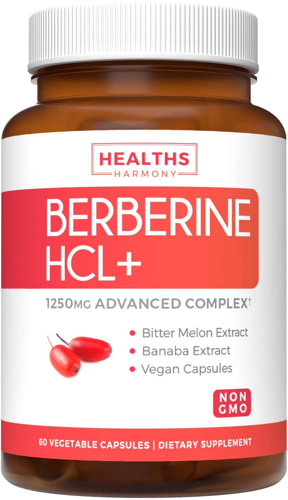 Berberine HCL 500 mg capsules