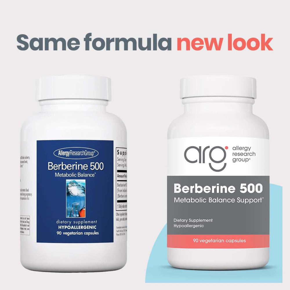 Berberine HCl 500mg ingredients illustration