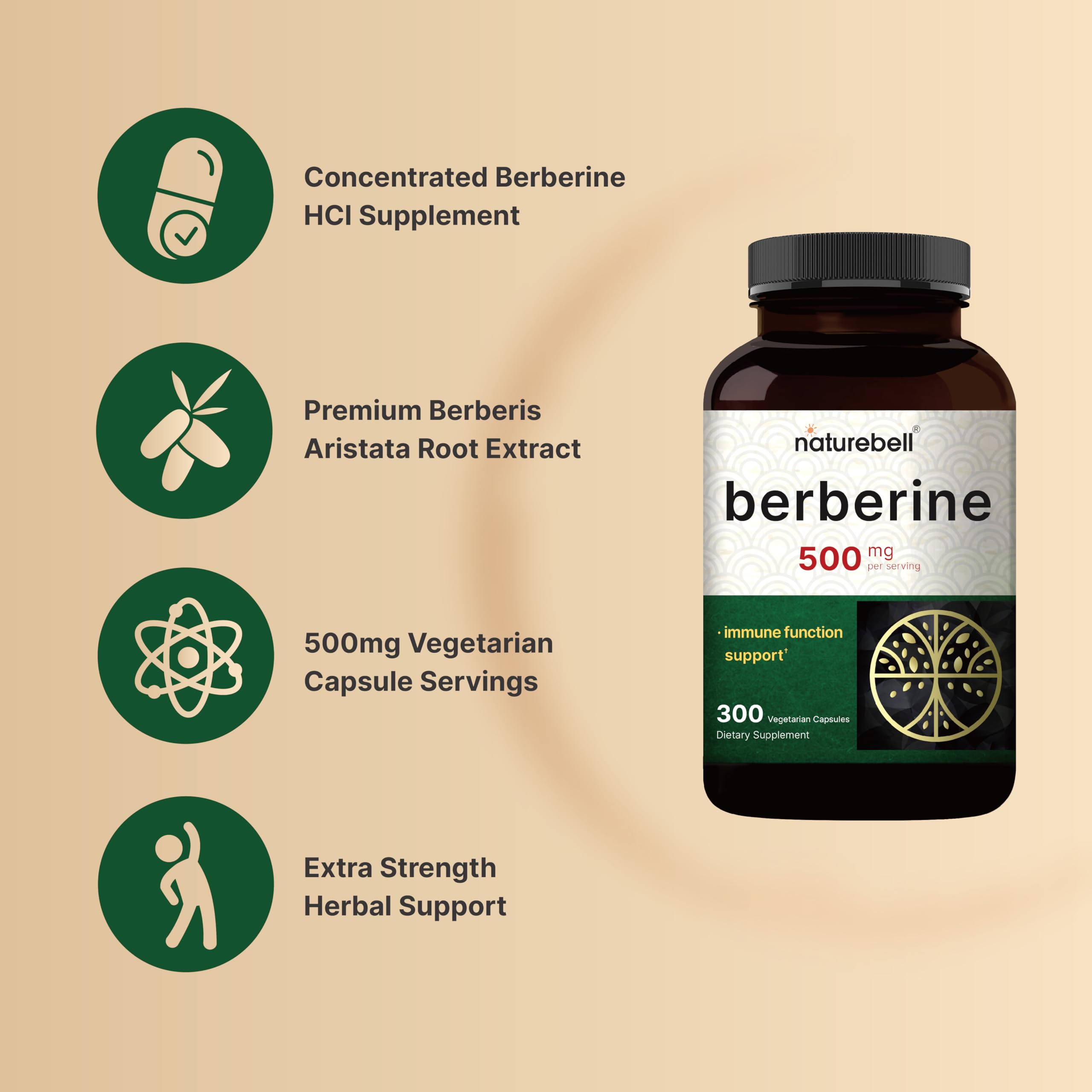 Berberine HCL 97% pure extract from 5:1 Berberis aristata root