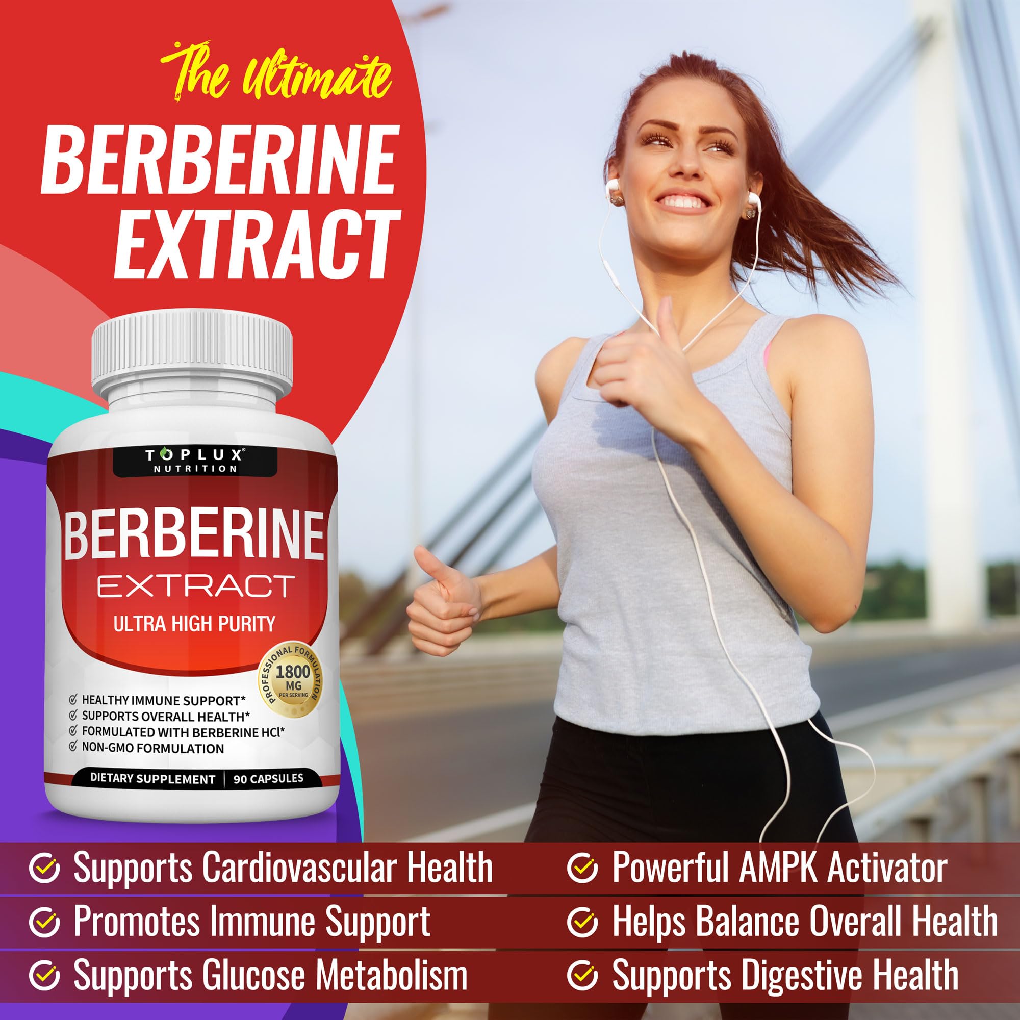 Berberine HCl 97% purity capsule formulation