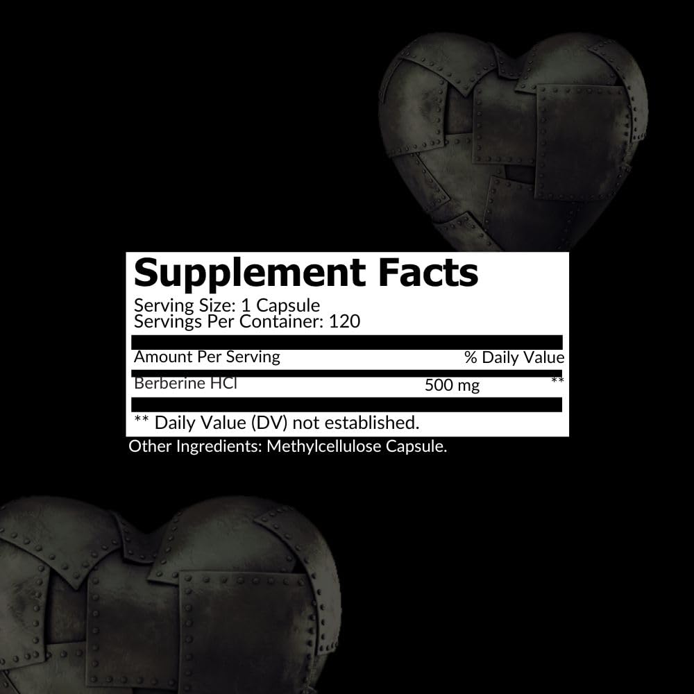 Berberine HCL Plus capsules close-up