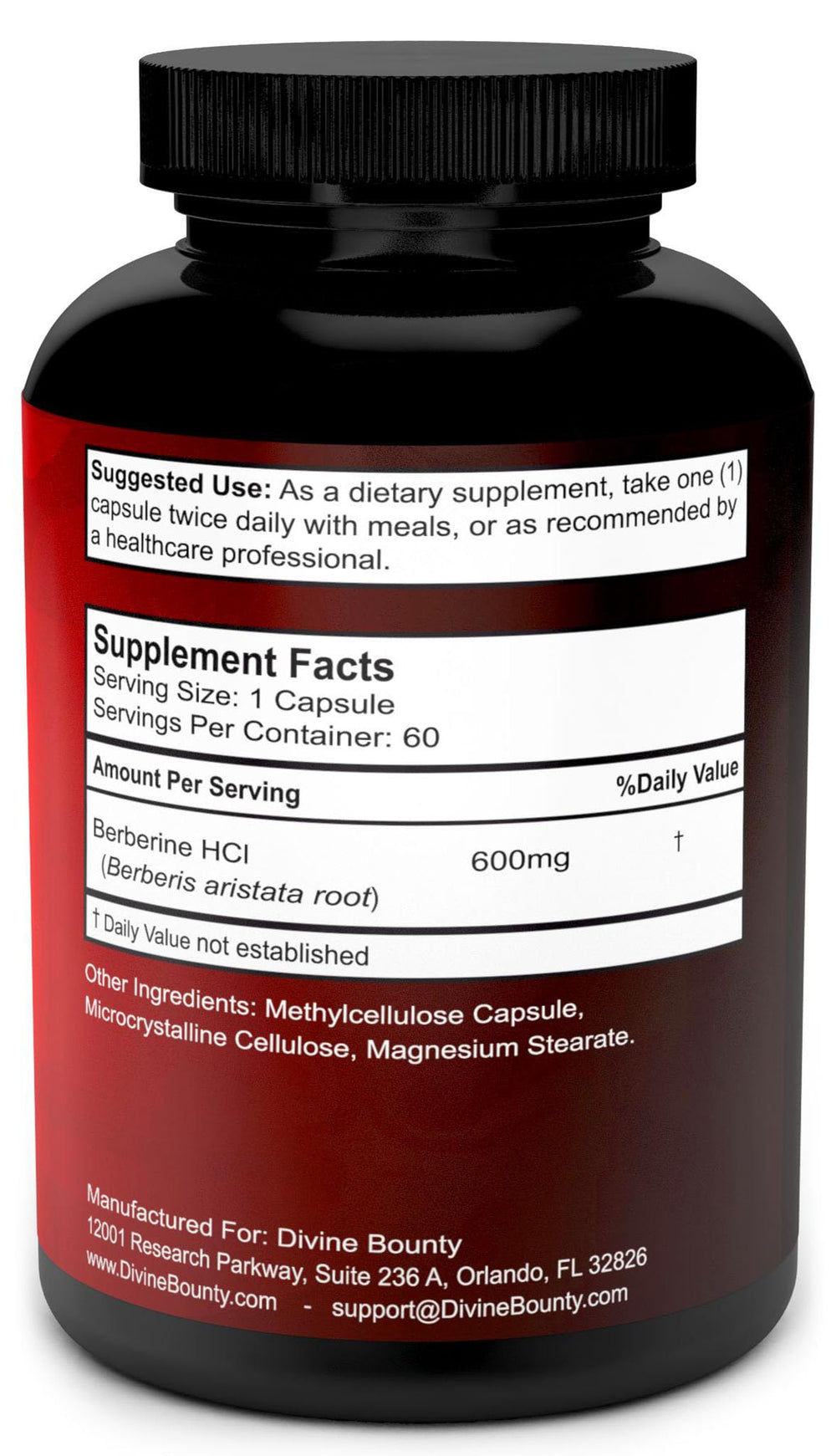 Close-up of Berberine HCl pure ingredient