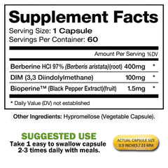 Berberine ingredient close-up