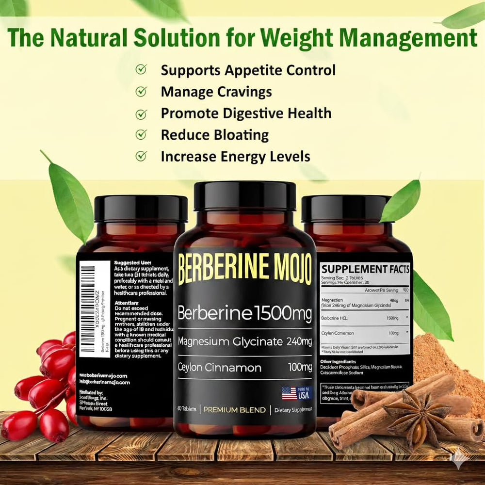 Berberine Mojo with Ceylon Cinnamon 100mg product image