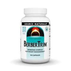 Bottle of Source Naturals BerberTrim Berberine Complex - front view