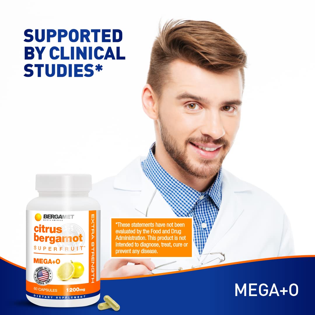 Made in USA BergaMet Citrus Bergamot capsules