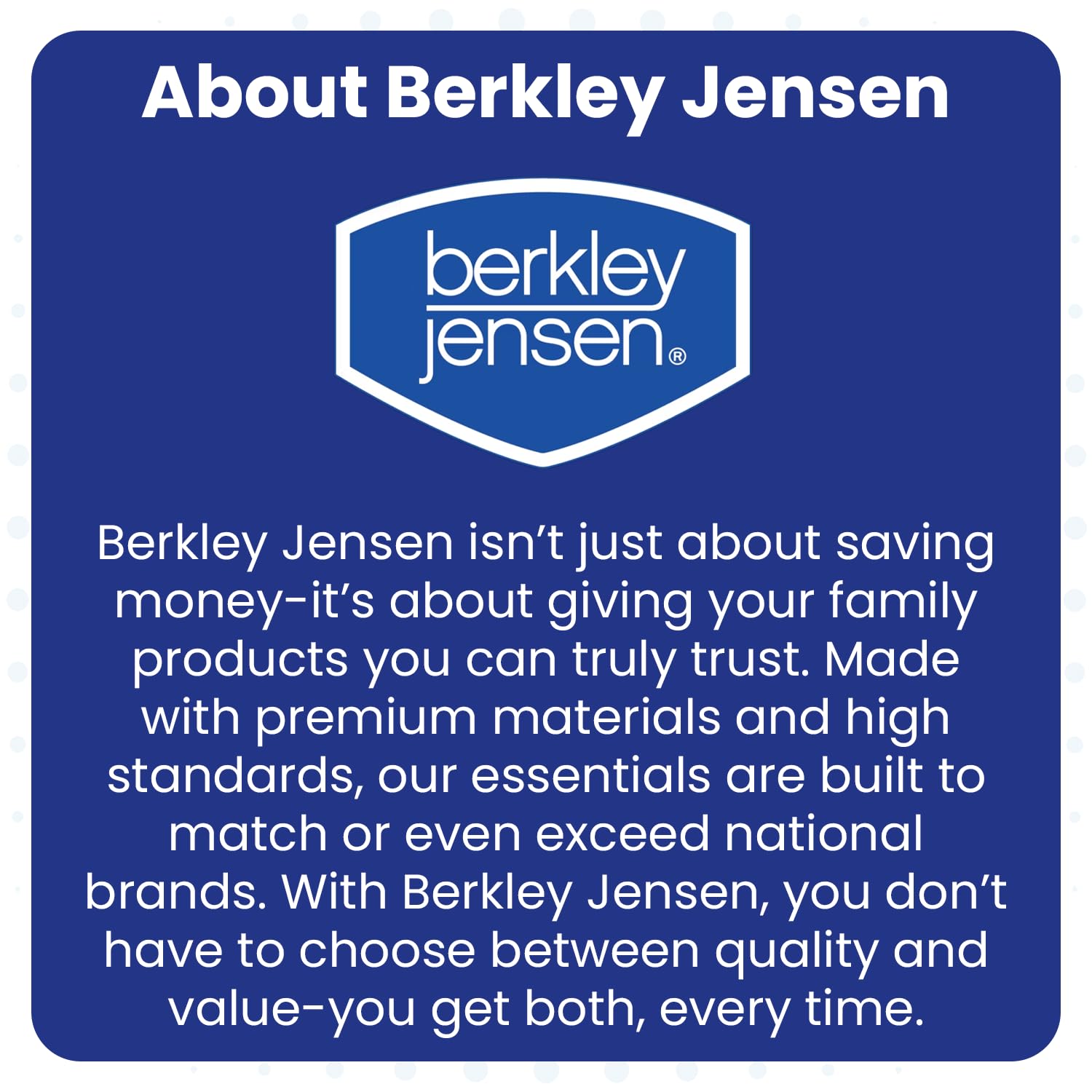 Berkley Jensen Easy Flex flossing replacement brush heads displayed