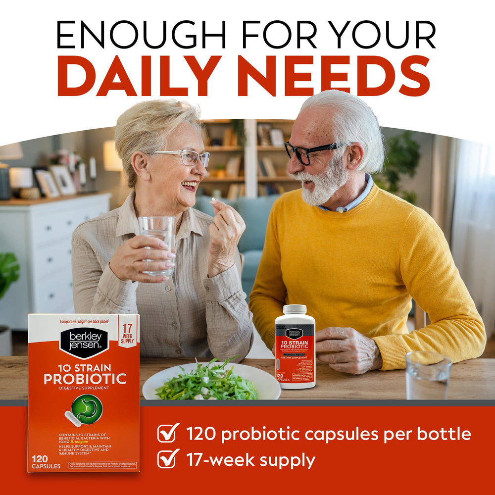 Bottle with 120 capsules and 17-week supply information