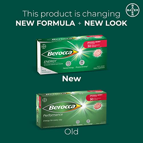 Berocca tablet dissolving in water