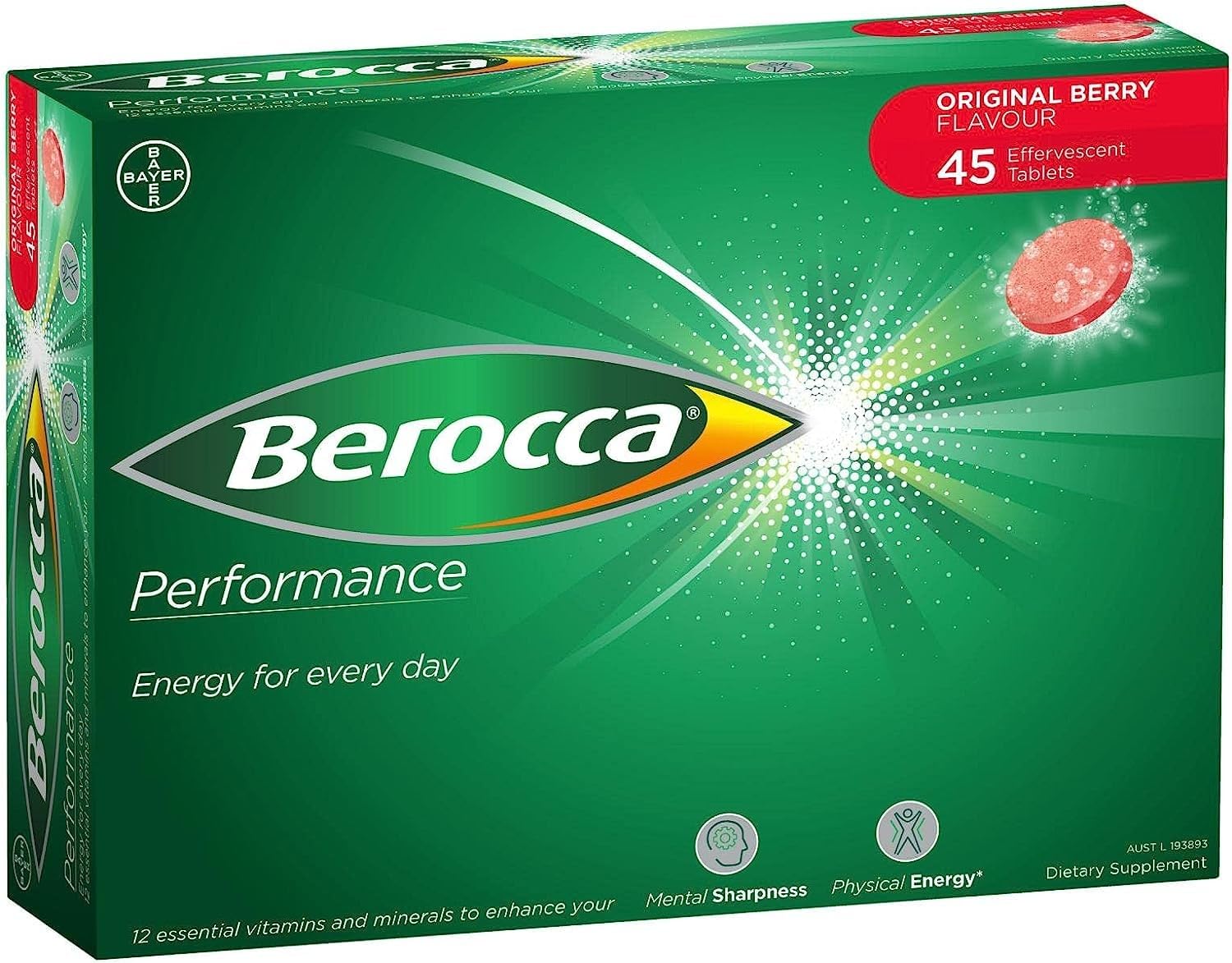 Lifestyle shot of active user with Berocca Performance Original Berry Flavour