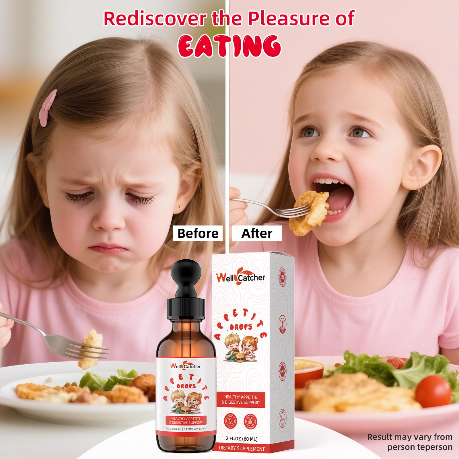 Serving idea showing mixed berry flavored drops in a beverage