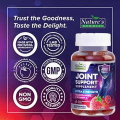 Berry-flavored joint support gummies for mobility