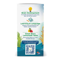 Close-up of Berry Lemonade mini soft gels