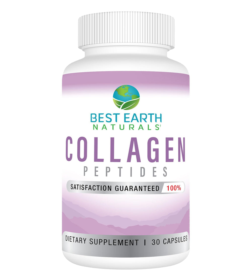 Best Earth Naturals Hydrolyzed Collagen Type I & III bottle – 30-day supply