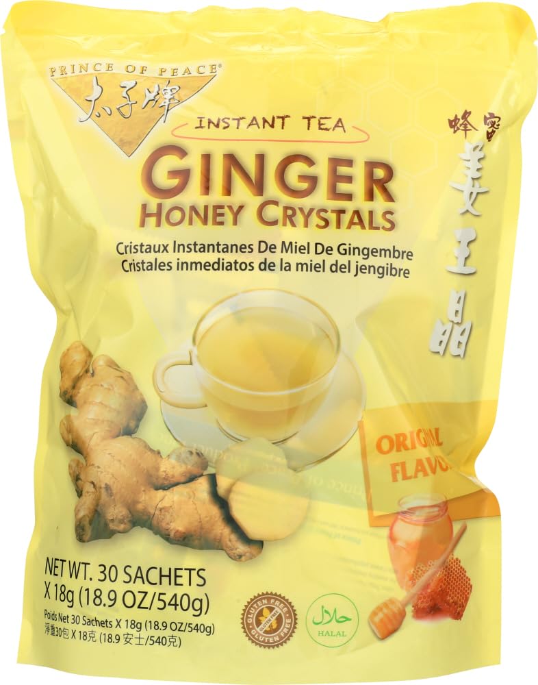 Box of Prince of Peace Ginger Honey Crystals 30-pack