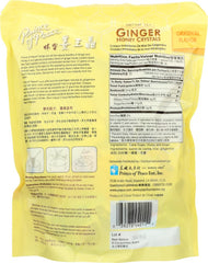 Preparing hot ginger tea with honey crystals