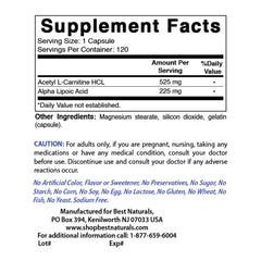 Close-up of bottle label showing 750 mg per capsule