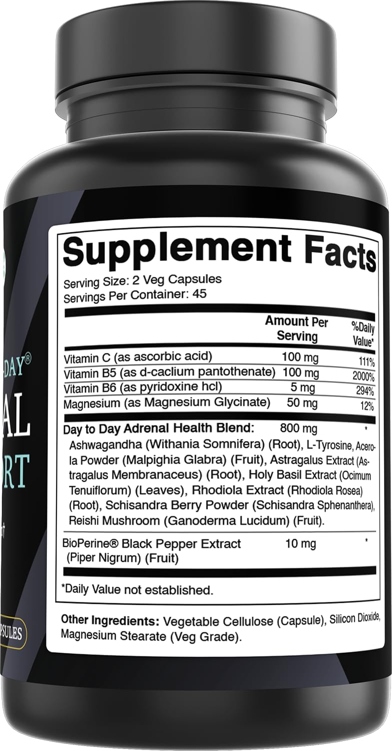 Non-GMO and gluten-free labeling for Best Naturals Adrenal Support