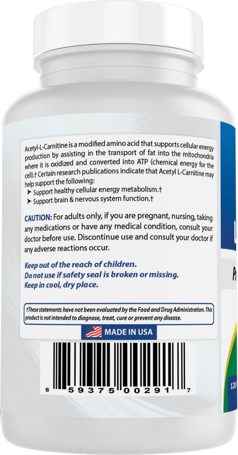 Supplement facts and ingredients panel on label