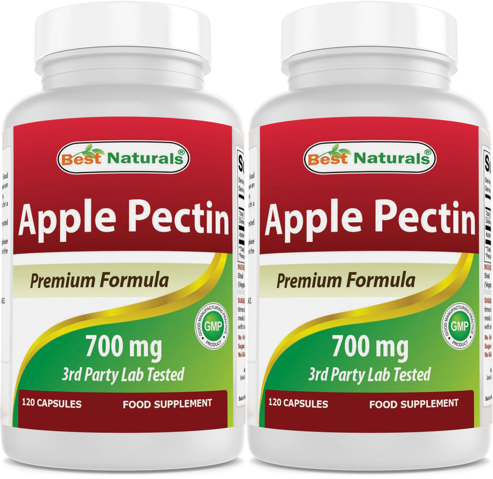 Best Naturals Apple Pectin 700 mg bottle – front view