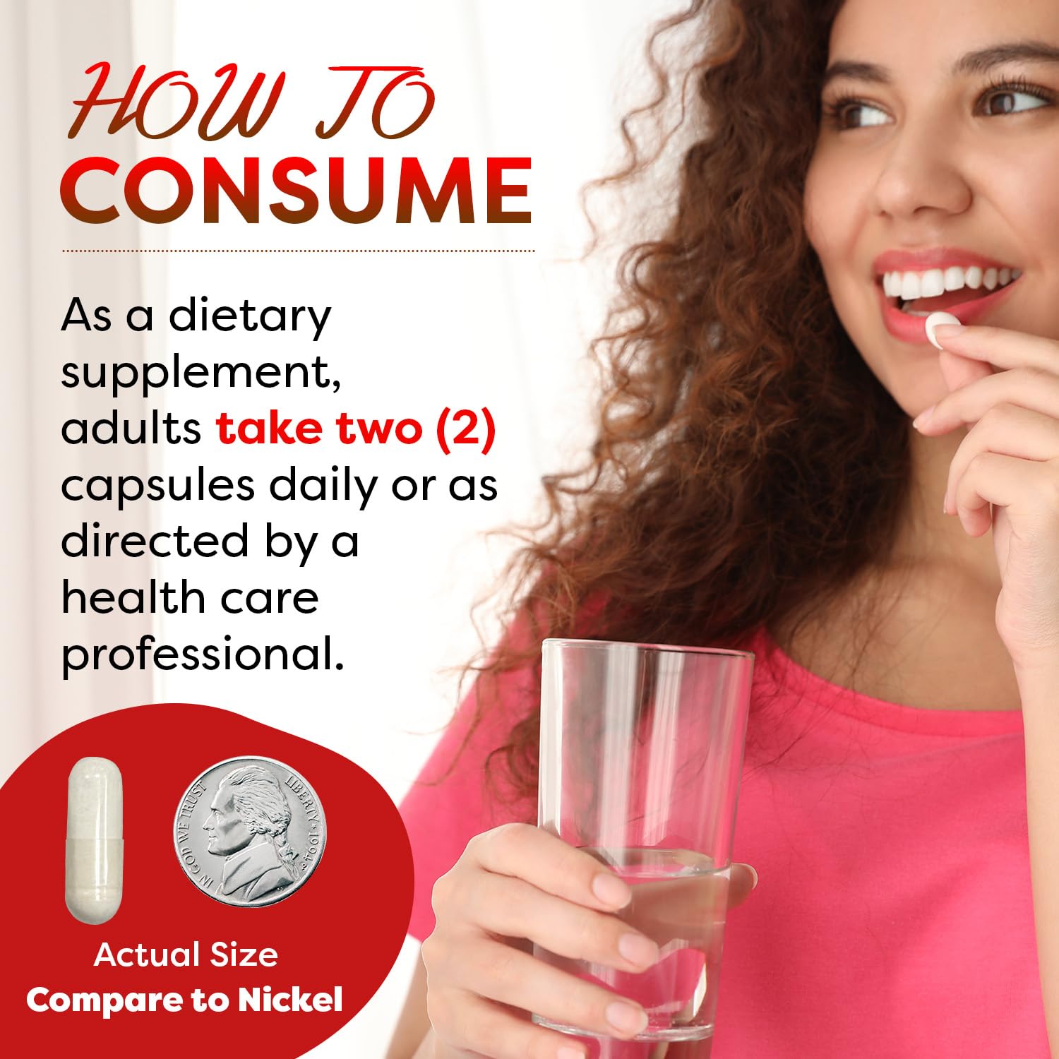 Best Naturals bottle with lid off displaying capsules inside for visual count benefit