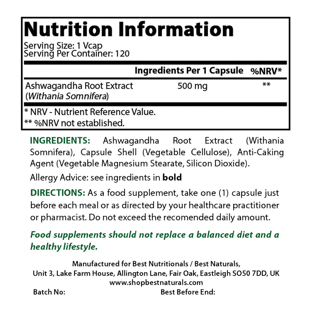 Close-up of 500 mg per vegetarian capsule