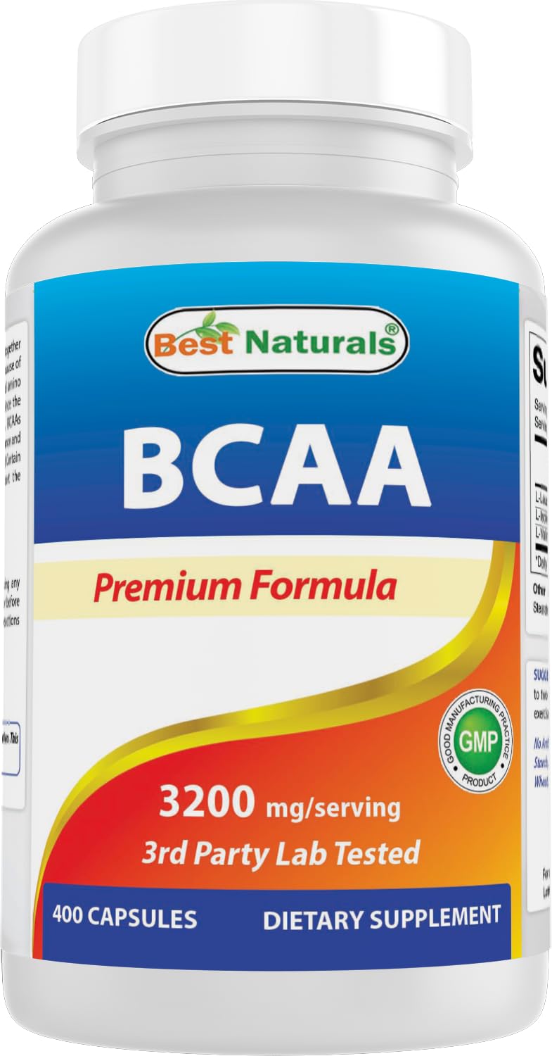 Best Naturals BCAA 3200mg bottle front view