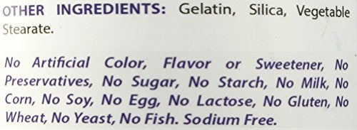 Nutritional facts panel close-up on bottle