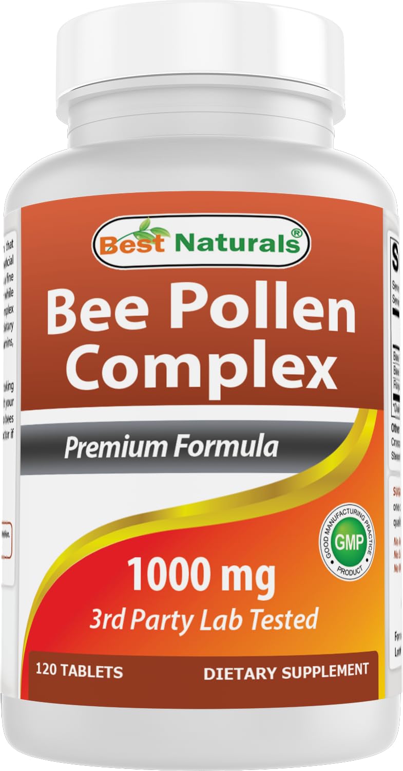 Best Naturals Bee Pollen Complex bottle - front view