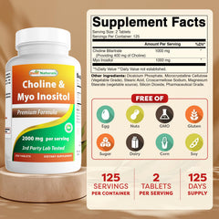 Best Naturals tablet close-up showing smooth finish and easy swallowing