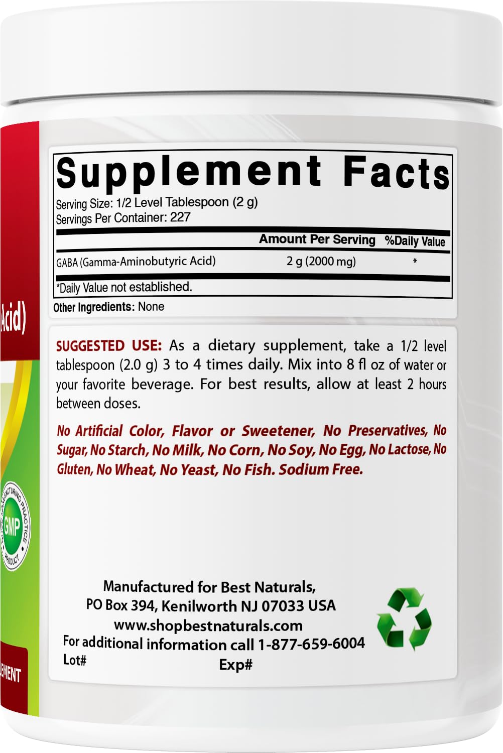 Made in USA GMP compliant and FDA registered facility logo