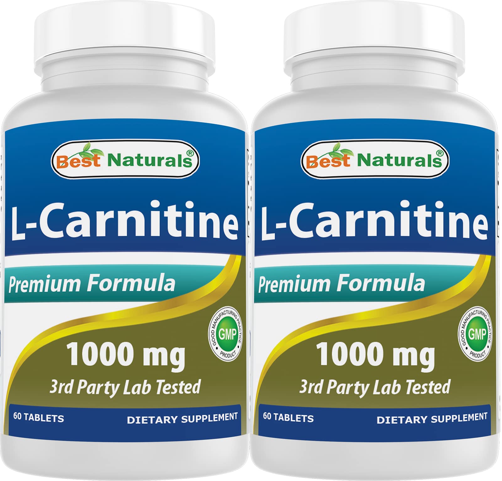 Best Naturals L-Carnitine 1000mg bottle label