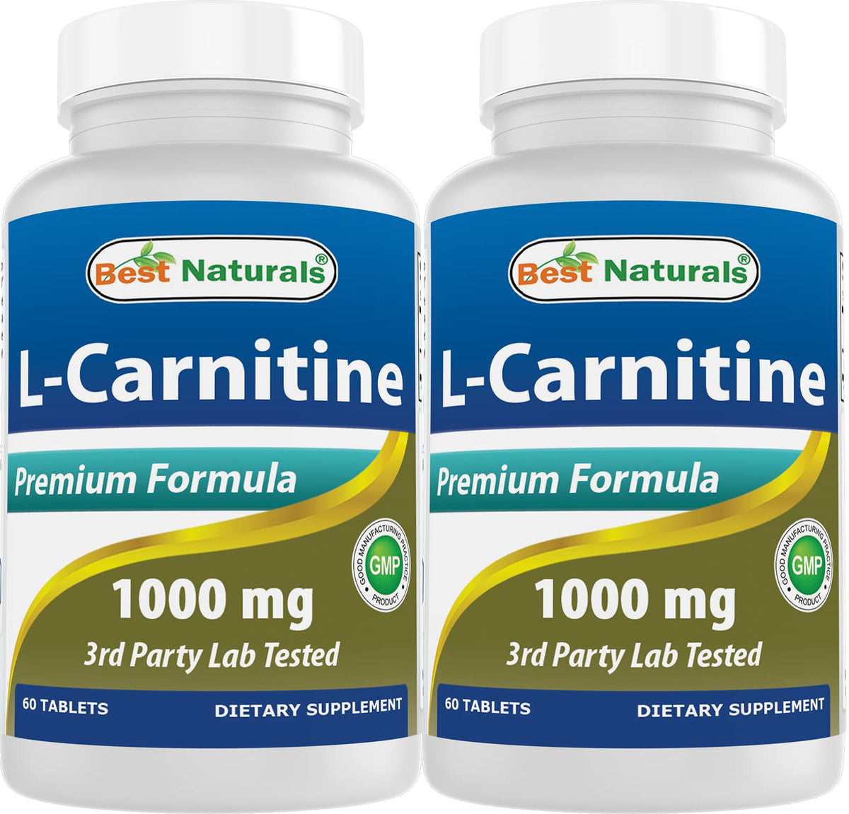 Best Naturals L-Carnitine 1000mg bottle label